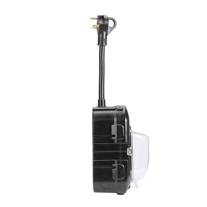 TrekPower 30Amp RV Surge Protector with Waterproof Cover and Auto Shut