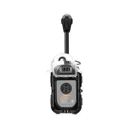 TrekPower 50Amp RV Surge Protector with Waterproof Cover and Auto Shut