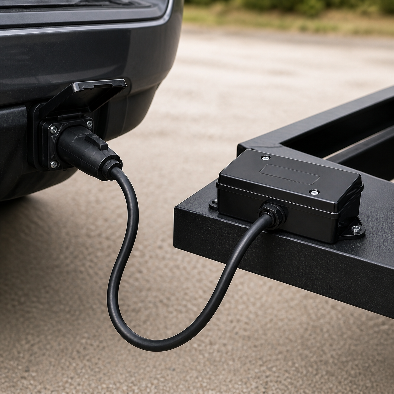 TrekPower 7-Way Trailer Cord with Weatherproof Junction Box