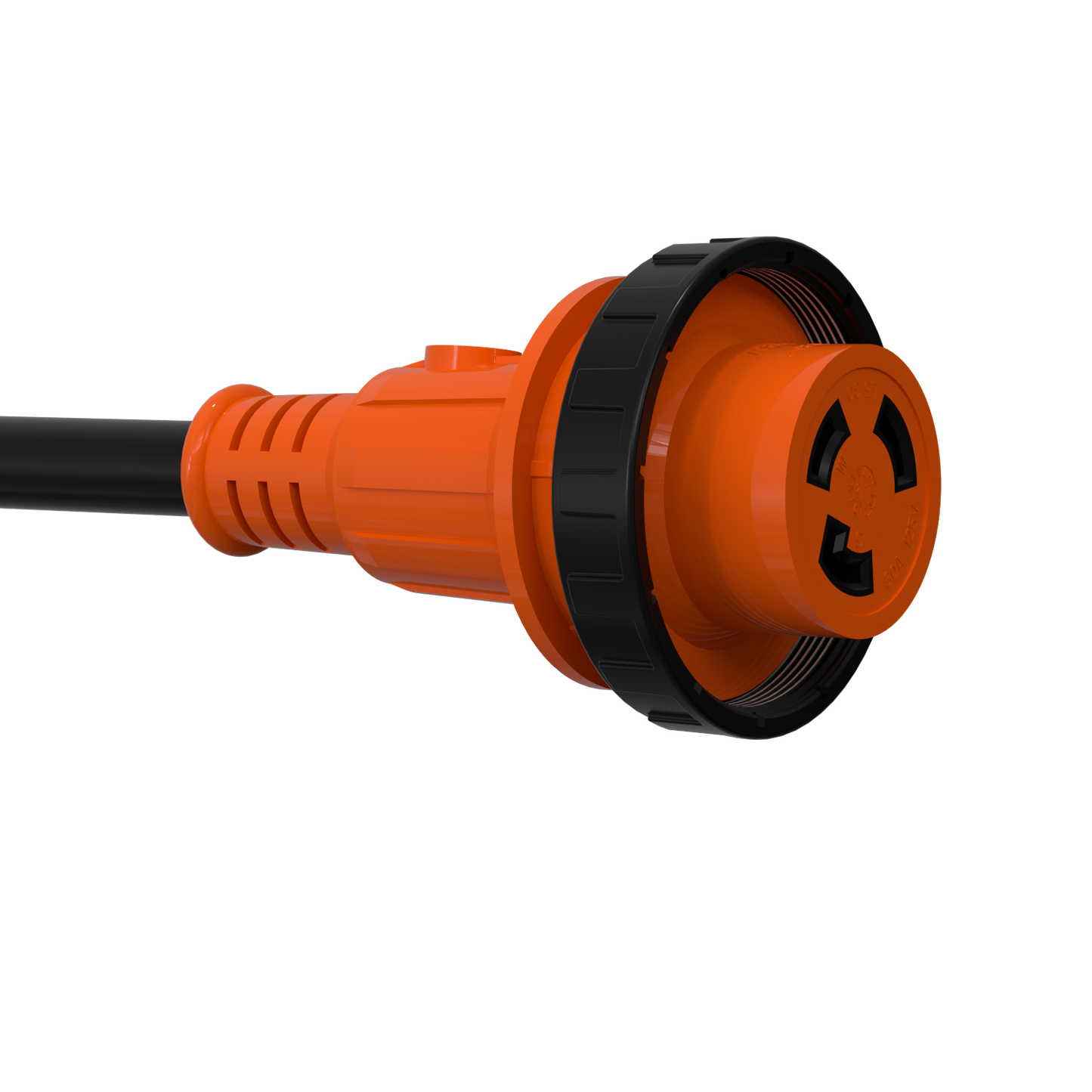 TrekPower 30 Amp 25 ft RV Extension Cord with Locking Connector and LED Power Indicator