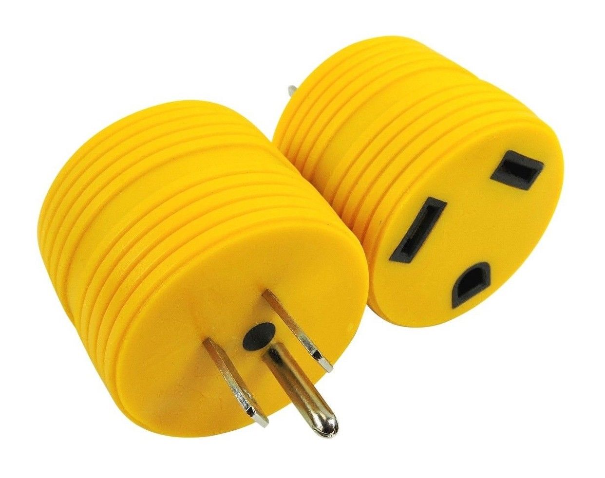 TrekPower 15 Amp RV Male connector to 30 Amp Female plug Adaptor-RV050