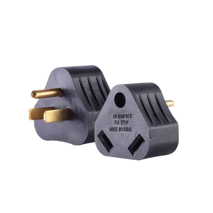 RV052 15 Amp to 30 Amp Adapter black