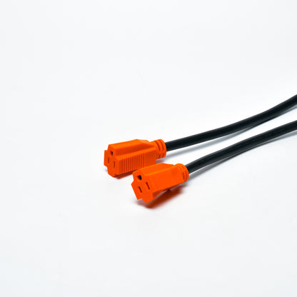 TrekPower 30 Amp RV Y Adapter Cord, NEMA TT-30P to Dual 5-15R Outlets