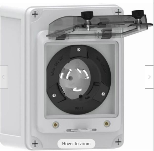 50A Plastic Power Inlet Box