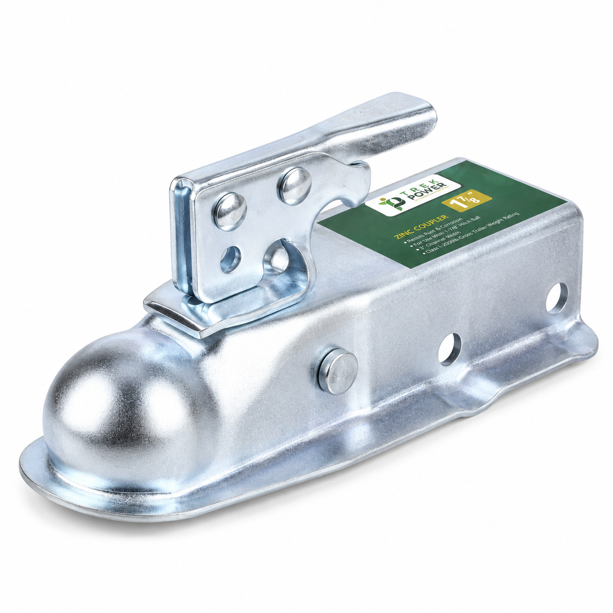 TrekPower 1-7/8-Inch Trailer Coupler for 3-Inch Tongue