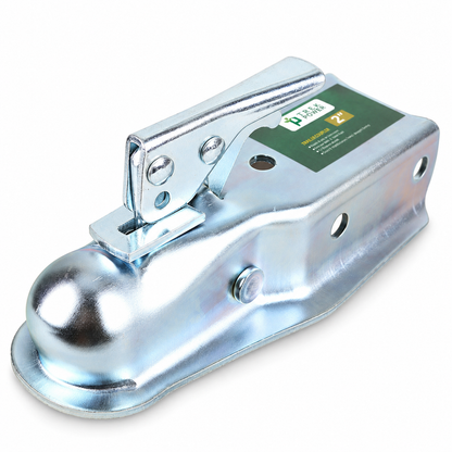  TrekPower Straight Tongue Trailer Coupler for 2" Ball, 3" Channel, 3,500 lb