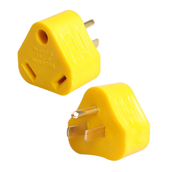 TrekPower 15A Male to 30A Female Adapter-Yellow