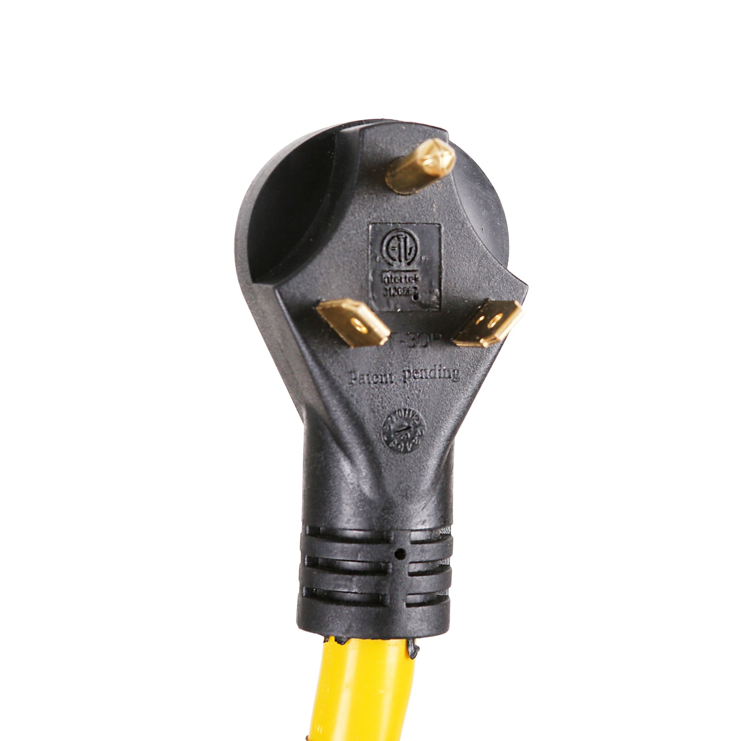 Heavy Duty 30 Amp Extension Cord 25 Feet 90-degree Hand Grip Trekpower