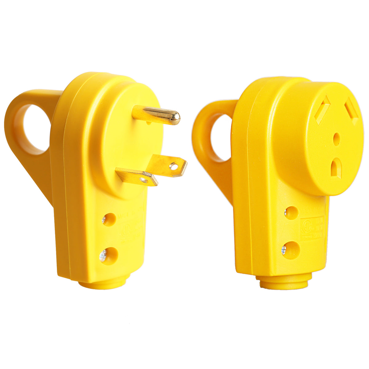 RV 30 Amp Replacement Plug Female and Male trekpower