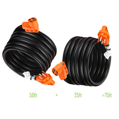 72 ft 50 amp rv extension cord
