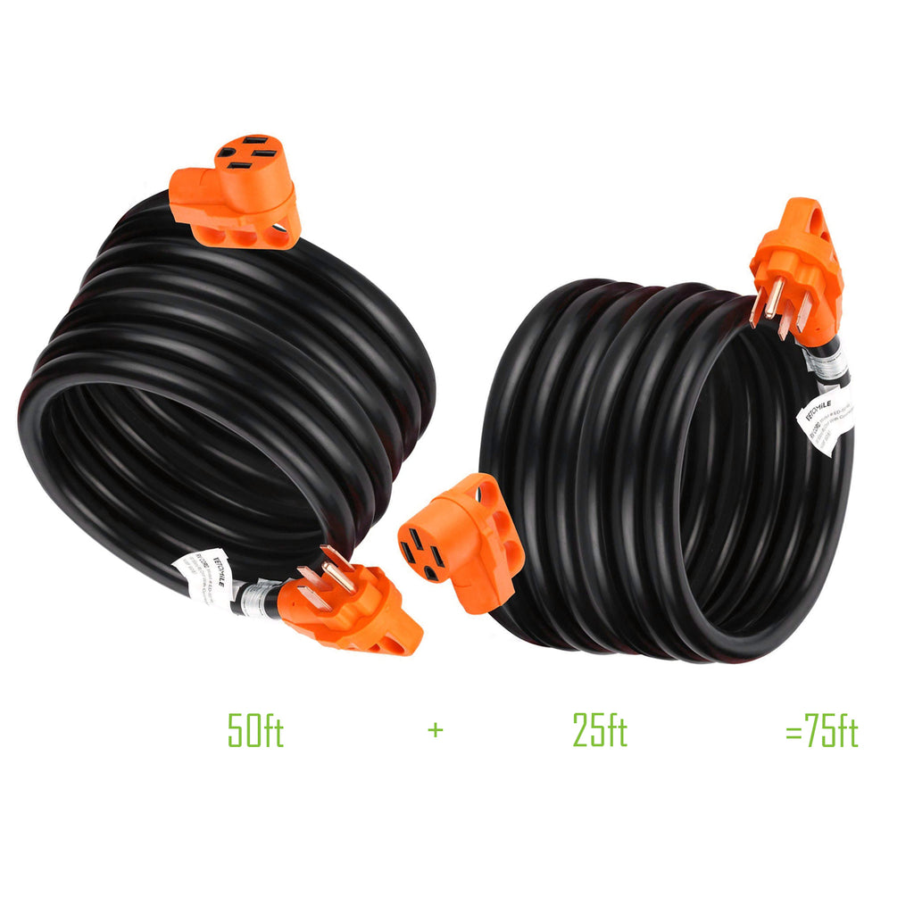 75 ft 50 amp rv extension cord – trekpower