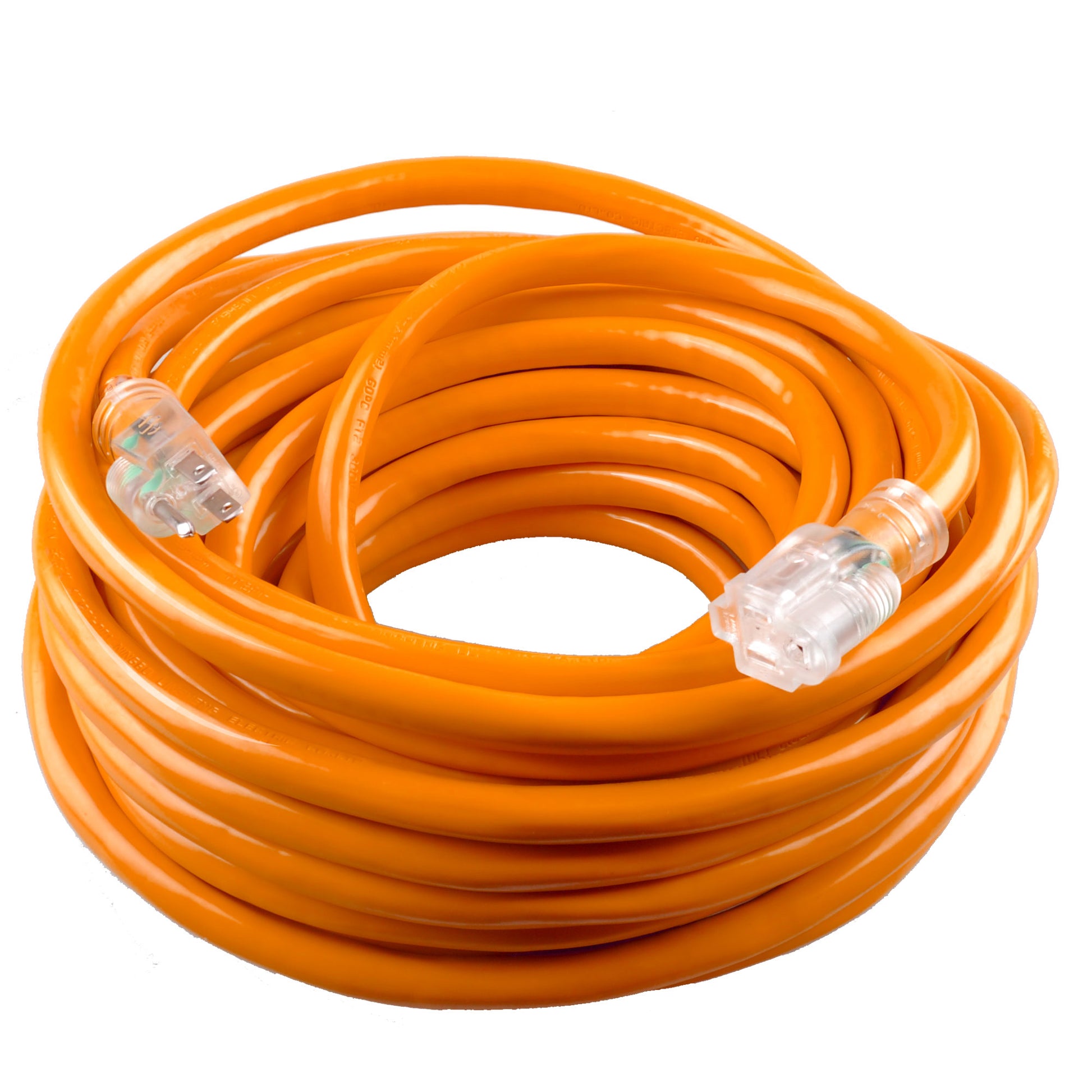 25ft/50ft 14/3AWG Orange Heavy Duty Outdoor Extension Cord