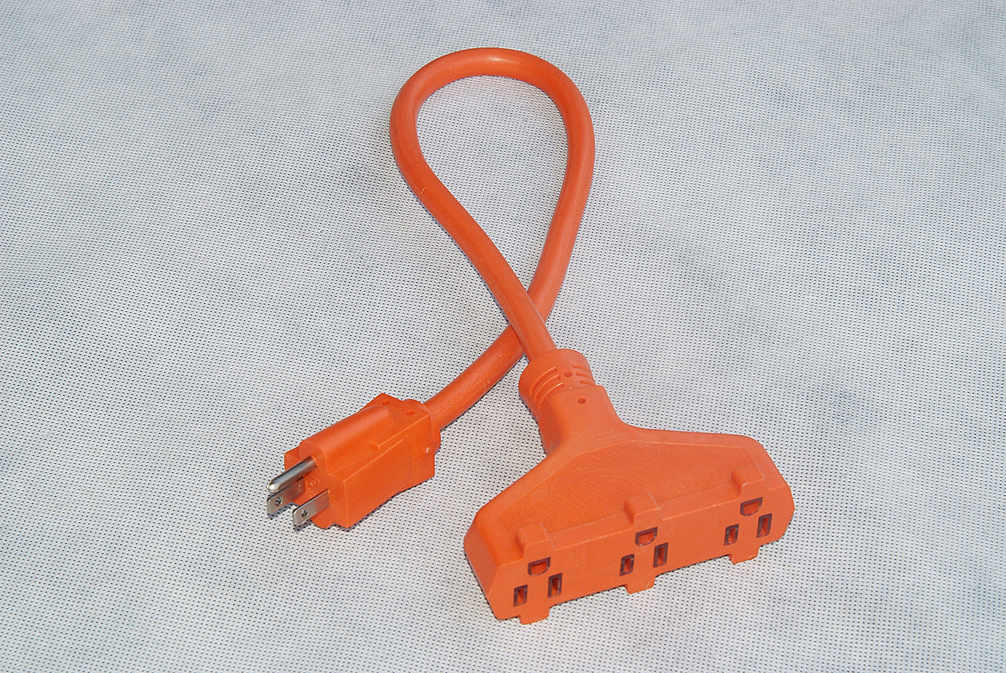 12/3AWG 15AMPS Outdoor Extension Cords-Multi-tap T Shape Orange