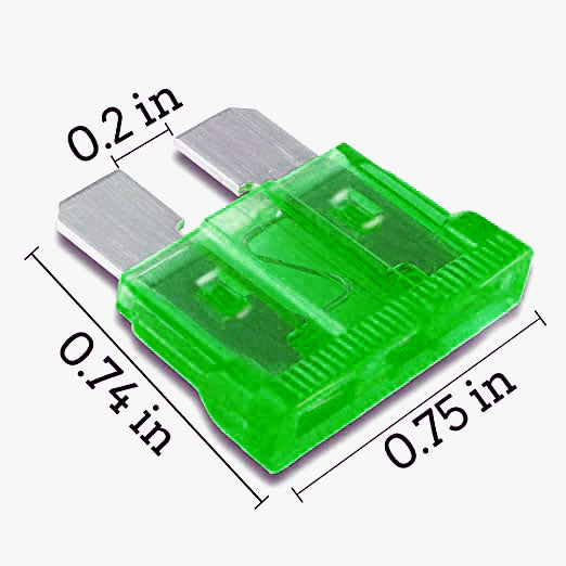 Blade Fuse Green  30A